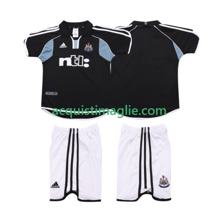 Divisa di Calcio Newcastle United 2000 2001 Retro Bambino Trasferta